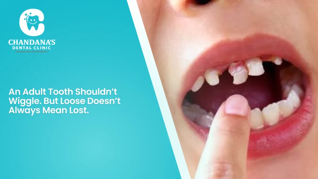 An Adult Tooth Shouldn’t Wiggle. But Loose Doesn’t Always Mean Lost.